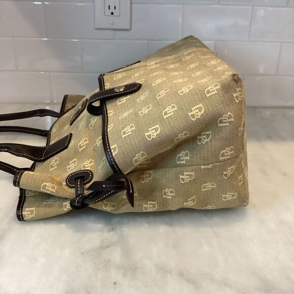 Dooney & Bourke Large Signature Monogram Logo June Bag - Picture 7 of 16